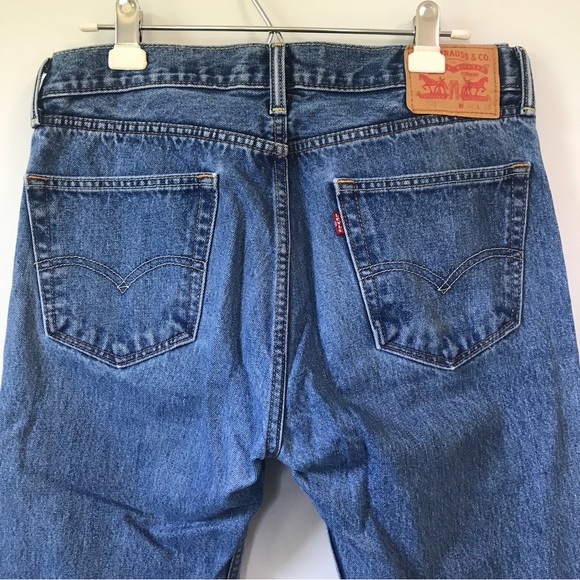 Levi’s 505 Regular Fit Men’s Denim Jeans - Picture 5 of 9